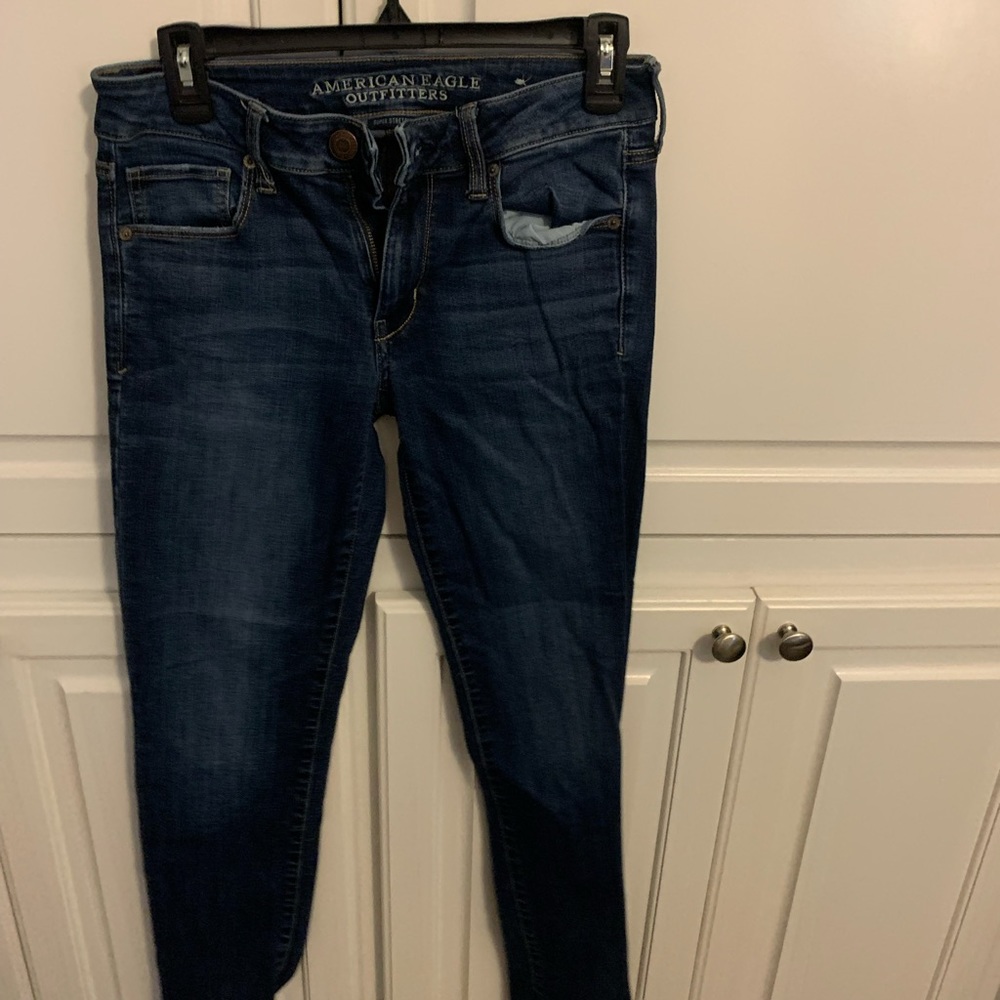 American Eagle skinny jeans dark wash